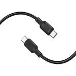 Фото Кабель BOROFONE BX113 Black (6941991115516) Type-C/Type-C, 2м, 60W, silicone #3