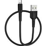 Фото Кабель BOROFONE BX16 Black (6957531099512) USB/Lightning, 1м, 2A, PVC, TPE connectors