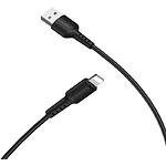 Фото Кабель BOROFONE BX16 Black (6957531099512) USB/Lightning, 1м, 2A, PVC, TPE connectors #2