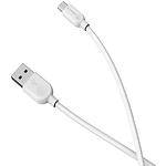 Фото Кабель BOROFONE BX14 White (6957531090014) USB/Micro-USB, 2м, 2.4A, PVC, TPE connectors