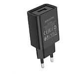 Зображення Мережевий ЗП BOROFONE BA68A Black (6974443385663) 1*USB-A, 2.1A Фото Мережевий ЗП BOROFONE BA68A Black (6974443385663) 1*USB-A, 2.1A