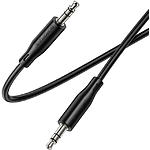 Зображення Кабель BOROFONE BL26 Black (6941991122170) Аудіо 3.5мм джек/3.5мм джек, AUX кабель 1м, TPE #3 Фото Кабель BOROFONE BL26 Black (6941991122170) Аудіо 3.5мм джек/3.5мм джек, AUX кабель 1м, TPE #3