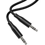 Зображення Кабель BOROFONE BL26 Black (6941991122170) Аудіо 3.5мм джек/3.5мм джек, AUX кабель 1м, TPE #4 Фото Кабель BOROFONE BL26 Black (6941991122170) Аудіо 3.5мм джек/3.5мм джек, AUX кабель 1м, TPE #4