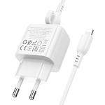 Фото Мережевий ЗП BOROFONE BAS41A White (6941991113758) 2*USB-A, 2.4A + Cable Lightning #6