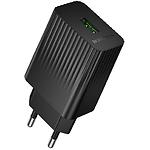 Фото Мережевий ЗП BOROFONE BAS72A Black (6941991122637) 1*USB-A, QC3.0, 18W