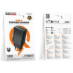 Фото Мережевий ЗП BOROFONE BAS72A Black (6941991122637) 1*USB-A, QC3.0, 18W #1