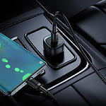 Зображення Автомобільний зарядний пристрій BOROFONE BZ34A Black (6941991122316) USB-C,PD 20W, Fast Charge #5 Фото Автомобільний зарядний пристрій BOROFONE BZ34A Black (6941991122316) USB-C,PD 20W, Fast Charge #5