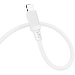 Фото Кабель BOROFONE BX115 White (6941991119637) USB/Lightning, 1м, 2.4A #3