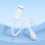 Фото Кабель BOROFONE BX115 White (6941991119637) USB/Lightning, 1м, 2.4A #4