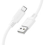 Фото Кабель BOROFONE BX115 White (6941991119651) USB/Micro-USB, 1м, 2.4A #2