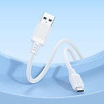 Фото Кабель BOROFONE BX115 White (6941991119651) USB/Micro-USB, 1м, 2.4A #4