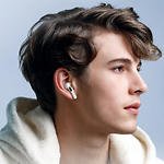 Фото BOROFONE BW76 Brocade Champagne White (6941991114236) TWS Bluetooth гарнітура, ANC noise #8