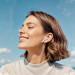 Фото BOROFONE BW86 Brocade White (6941991119484) TWS Bluetooth гарнітура #7