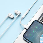 Фото Звуковий перехідник BOROFONE BV21 White (6941991111143) Lightning male на 3.5mm female Audio #7