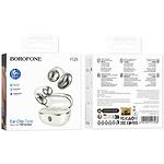 Фото BOROFONE FQ5 Spirit clip-on Milky White (6941991117183) TWS Bluetooth гарнитура #1