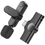 Зображення Мікрофон BOROFONE BFK12 Trophy lavalier wireless Black (6941991106392) петличний, Type-C #1 Фото Мікрофон BOROFONE BFK12 Trophy lavalier wireless Black (6941991106392) петличний, Type-C #1