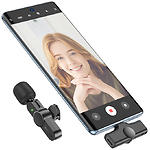 Зображення Мікрофон BOROFONE BFK12 Trophy lavalier wireless Black (6941991106392) петличний, Type-C #5 Фото Мікрофон BOROFONE BFK12 Trophy lavalier wireless Black (6941991106392) петличний, Type-C #5