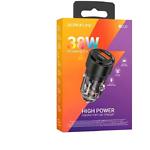 Фото Автомобільний зарядний пристрій BOROFONE BZ20 Black (6941991101564) USB-A+USB-C, QC3.0, PD20W, 38W #1