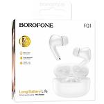 Фото BOROFONE FQ1 Shine White (6941991113291) TWS Bluetooth гарнитура #1