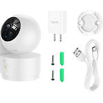 Зображення Мережева камера HOCO D8 indoor PTZ HD White EU (6942007659093) WiFi, 2304*1296px, 180°/355° #6 Фото Мережева камера HOCO D8 indoor PTZ HD White EU (6942007659093) WiFi, 2304*1296px, 180°/355° #6