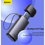 Фото Картрідер Baseus WKQX060013 Lite Series, SD/microSD, USB 3.0 #12