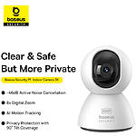 Фото Мережева камера Baseus Security P1 Indoor Camera 3K White EU(S0TV012132) WiFi,2560*1440,360°,MicroSD #16