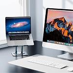 Фото Підставка під ноутбук Baseus UltraStable Pro Series Rotatable and Foldable Gray (B10059900811-01) #7