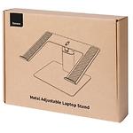 Фото Підставка під ноутбук Baseus Metal Adjustable Laptop Stand Silver (LUJS000012) #1