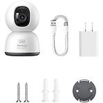 Фото Мережева камера Baseus Security P1 Indoor 2K White EU (S0TV012132) WiFi, 2304*1296, 108°, MicroSD #6