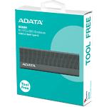 Фото HDD Rack A-DATA EC680 Gray (EC680-CCGY) Зовнішня кишеня для SSD M.2 PCIe, USB3.2 Gen2 Type-C #1