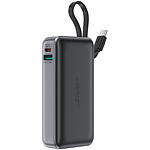 Зовнішній акумулятор Power Bank ACEFAST M7 Black (6974316283379) 10000mAh, QC, PD30W, Type-C cable - фото