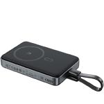 Зовнішній акумулятор Power Bank ACEFAST M10-10000 Black (6974316283300) Magnetic Wireles,PD30W,cable - фото