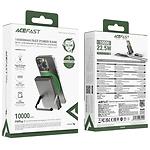 Фото Зовнішній акумулятор Power Bank ACEFAST M17 Black (6974316284000) Magnetic Wireless, 10000mAh, PD20W #1