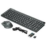 Фото Клавіатура+миша A4tech FG2400 Air2 Fstyler бездротова, USB, Black #2