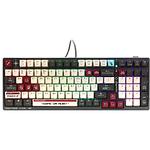 Фото Клавіатура A4tech Bloody WS98 Pixels Red механічна ігрова, BLMS Red Plus, RGB, USB/Wireless/BT