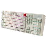 Зображення Клавіатура A4tech Bloody B230N White ігрова, неонове підсвічування, USB #2 Фото Клавіатура A4tech Bloody B230N White ігрова, неонове підсвічування, USB #2