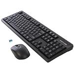 Фото Клавіатура+миша A4tech FG1200S Black, безшумна мишка, Fstyler бездротова, USB #2