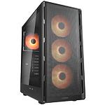 Корпус Cougar Airface Pure Pro Black, Midi Tower, скляне вікно, без БЖ - фото