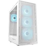 Корпус Cougar Airface Pure Pro White, Midi Tower, скляне вікно, без БЖ - фото
