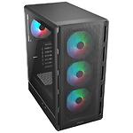 Фото Корпус Cougar Airface Pure RGB Black, Midi Tower, скляне вікно, без БЖ #2