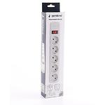 Фото Фільтр-подовжувач мережевий Gembird SPG5-G-3MG 3м Grey #1