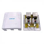 Зображення Cablexpert NCAC-2F6A-01 Розетка на 2 порти екранована RJ-45, 6 cat , зовнішня #3 Фото Cablexpert NCAC-2F6A-01 Розетка на 2 порти екранована RJ-45, 6 cat , зовнішня #3