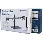 Фото Кронштейн Gembird MS-D2ST-01 ніжка для 2 LED моніторів до 32", до 9 кг #1