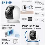 Зображення Мережева камера TP-Link Tapo C232 IP-камера WiFi 802.11n/ax, 3K 2880*1620, поворотна з нахилом #3 Фото Мережева камера TP-Link Tapo C232 IP-камера WiFi 802.11n/ax, 3K 2880*1620, поворотна з нахилом #3