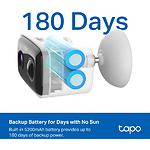 Фото Мережева камера TP-Link Tapo C400 KIT, WiFi 802.11n, HD 1080P, вулична IP65, 5.2Ah акум, Solar Panel #3