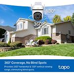 Зображення Мережева камера TP-Link Tapo C530WS, WiFi 802.11n/ax,10/100 Lan,5МП 2880*1620,IP66,вулична,поворотна #6 Фото Мережева камера TP-Link Tapo C530WS, WiFi 802.11n/ax,10/100 Lan,5МП 2880*1620,IP66,вулична,поворотна #6