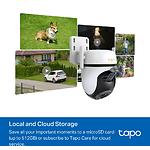 Зображення Мережева камера TP-Link Tapo C530WS, WiFi 802.11n/ax,10/100 Lan,5МП 2880*1620,IP66,вулична,поворотна #14 Фото Мережева камера TP-Link Tapo C530WS, WiFi 802.11n/ax,10/100 Lan,5МП 2880*1620,IP66,вулична,поворотна #14