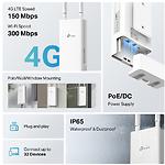 Зображення Модем/Маршрутизатор TP-Link TL-MR100-Outdoor, WiFi-4G LTE, 802.11b/g/n, LAN/WAN, 1 sim slot #3 Фото Модем/Маршрутизатор TP-Link TL-MR100-Outdoor, WiFi-4G LTE, 802.11b/g/n, LAN/WAN, 1 sim slot #3