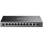 Фото Комутатор TP-Link ES210GP, 8-port Giga PoE+, 1-port Giga, 1-port Giga SFP/RJ45 #1