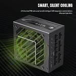 Фото Блок живлення GAMEMAX GZ 850G BK, ATX3.1 & PCIe5.1, 850W, модульний, 80+Gold, fan 135мм #4